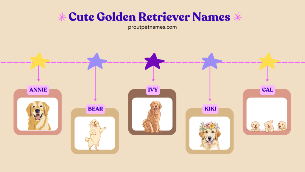 Cute Golden Retriever Names
