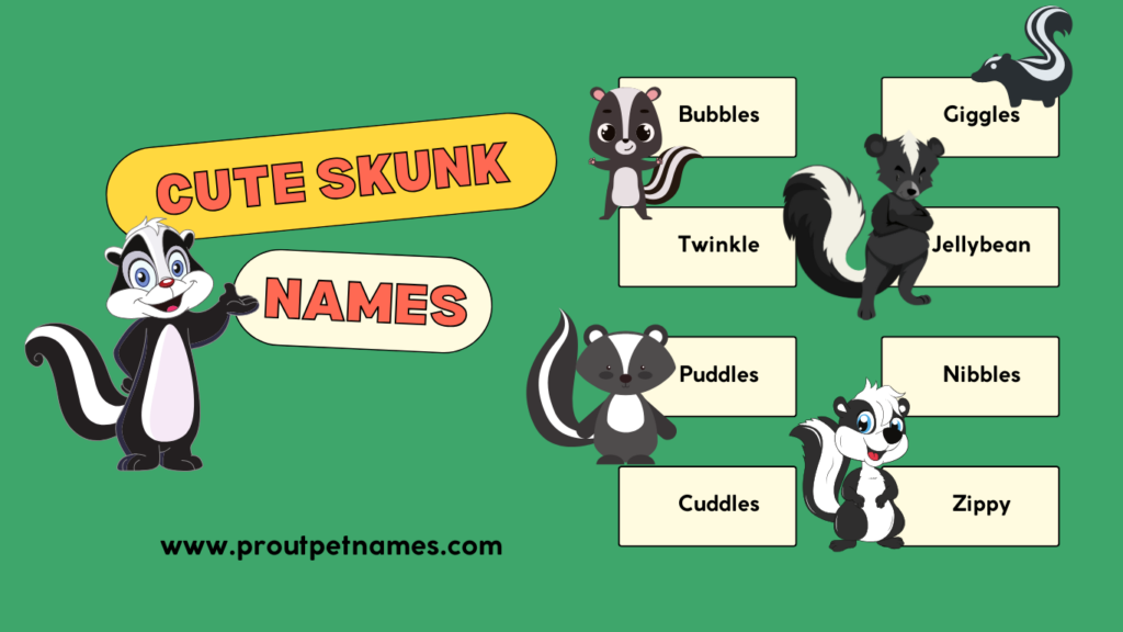 Cute Skunk Names
